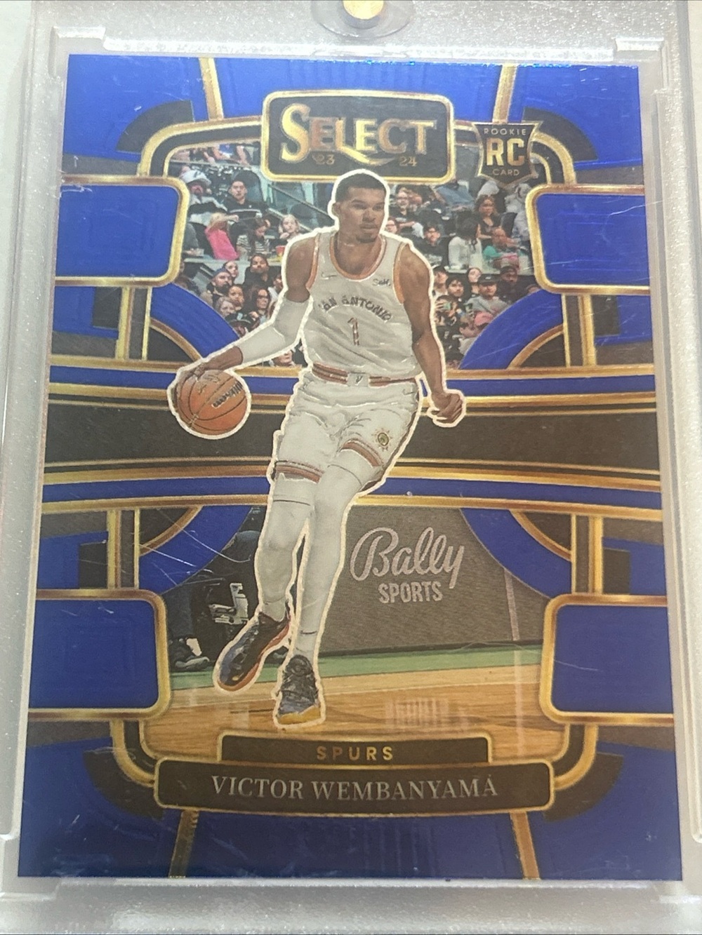 Panini 2023-24 Select Blue Prizm Victor Wembanyama Blue Rookie #87 Spurs